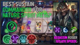 SECRET BUG COMMANDER FOR NATURE SPIRIT? 3 STAR ASSASSIN ROGER 120% ATK SPD -Mobile Legends Bang Bang