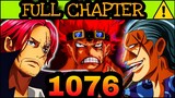 CHAPTER 1076 SHANKS VS EUSTASS KID! 1076 | One Piece Tagalog Analysis