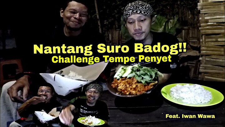 Makan besar kelas pemula Nasi Tempe Penyet sambal bawang!