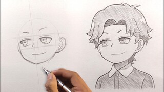 Anime Drawing | How to Draw Damian Desmond - [Spy x Family]