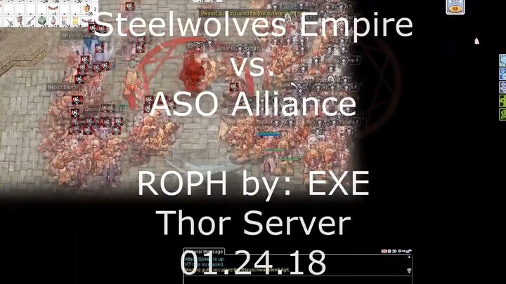 Ragnarok Online War of Emperium _ ASO vs. STEELWOLVES _ Throwback _ War Preview by Aftermath TV