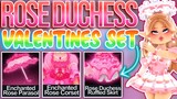 ROSE DUCHESS VALENTINES DAY SET FOR ROYALE HIGH!?🌹🎀 ROBLOX Royale High Update Concepts & Theory