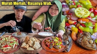 Bosen di Lalap ? Bikin Masak KRECEK timun Pake Udang Aja, Asin Peda Sambel Dabu Dabu, Enak PARAH sih