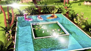 Pool with Sunken Duck Pond - The Sims 4 Tutorial