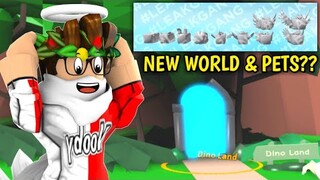 DINO LAND?!🦕Update 53 *LEAKS* In Roblox Bubblegum Simulator