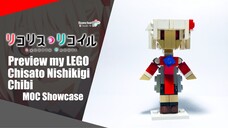 Preview my LEGO Chisato Nishikigi Chibi From Lycoris Recoil | Somchai Ud