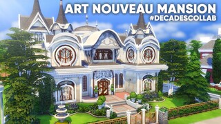 Art Nouveau Mansion for Spellcasters | SIMS 4 Stop Motion Build | No CC #DecadesCollab