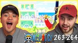 WE MADE IT TO ENIES LOBBY!! - One Piece Episode 263 & 264 REACTION + REVIEW!