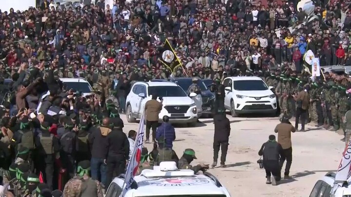 Israeli female soldiers released by HAMAS