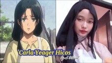 Tutorial hicos carla yeager [aot]🕊⚔️