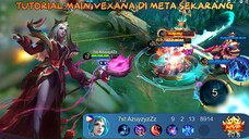 Tutorial Main Vexana Di Meta Sekarang | The Best Gameplay Vexana, Best Build and Emblem Vexana