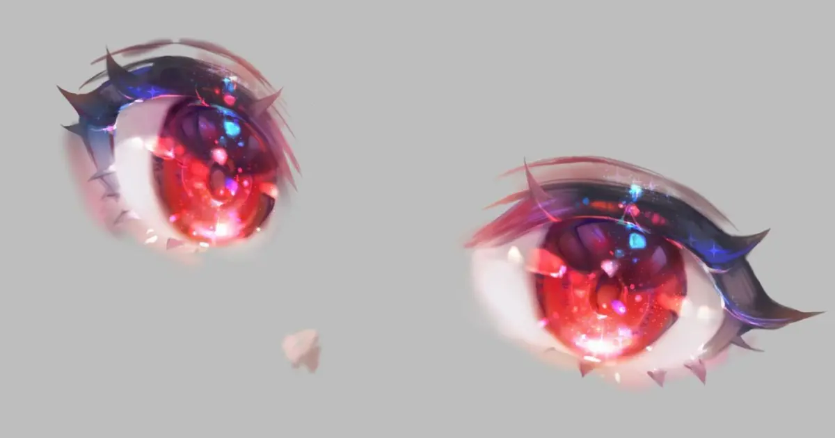 Hội hoạ]Cách vẽ mắt hồng ngọc 2-D - Bilibili
