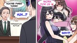 I Was Fired And Now Three Hot Girls Are Fighting Over To Hire Me (RomCom Manga Dub)