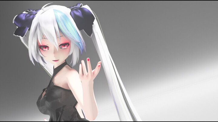 【MMD クロスシミュ】Vase にtouchれた by Tda style modified black ミク