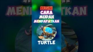 Begini cara mudah mendapatkan turtle 🙌✍️ #contentcreatormlbb #wiamungtzy #alice