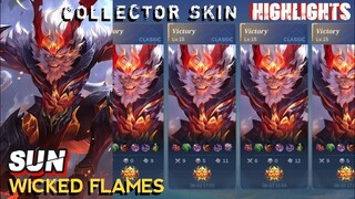 SUN WICKED FLAMES COLLECTOR SKIN 🐒🐵- MLBB