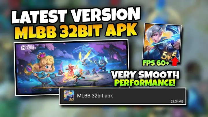 LATEST MLBB 32BIT VERSION! The Most Optimize Version of Mobile Legends For Low End Devices!