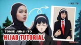 【 Hijab Cosplay 】 Tutorial Hijab  Cosplay「Tomie - Junji Ito Collection」 ©sunshymoon