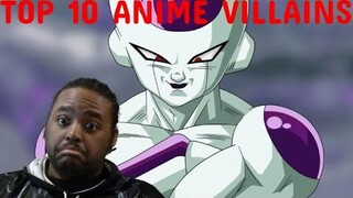 Top 10 Anime Evil VILLAINS | Reaction