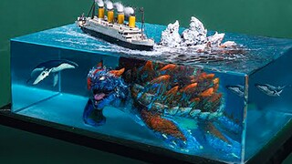 【Resin Art】The truth about the sinking of the Titanic?