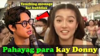 NAGLABAS ng pahayag si Belle Mariano para sa FANS at kay Donny Pangilinan!