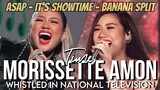 TIMES MORISSETTE AMON WHISTLED IN NATIONAL TELEVISION | ASAP, It's Showtime and more!