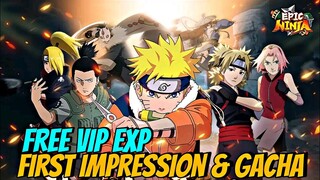 Game NARUTO 3D Terbaru! EPIC NINJA - GAMEPLAY | Free VIP