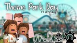Friends Day Out 🛍🍿🎢 || We went to a THEME PARK || Brookhaven Roleplay || Roblox Roleplay || Lxcy