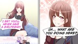 [Manga Dub] The prettiest girl in school is always so cold to me, but when I came home... [RomCom]