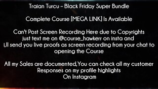 Traian Turcu Course Black Friday Super Bundle download