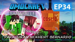 OMOCRAFT EP 34 - PARKOURAN NI KHENT FT. ESWEET (Minecraft Tagalog)