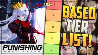 THE MOST HORRIBLE AND BASED TIER LIST (Punishing: Gray Raven)