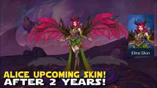 NEW UPCOMING ALICE SKIN AFTER 2 YEARS! | ELITE SKIN LIMITED? | MOBILE LEGENDS NEW SKIN UPDATE SURVEY