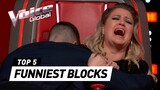 MOST HILARIOUS BLOCK Auditions in The Voice