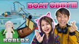เอาตัวรอดบนเรือ ยากมาก หัวร้อนสุดๆ Boat Obby!!! [ Roblox ]