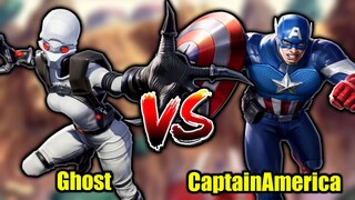 GHOST VS CAPTAIN AMERICA | MARVEL SUPER WAR | GHOST SKILL GUIDE