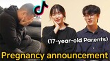 Korean Teen Parents React To Pregnancy Announcement TikTok!!