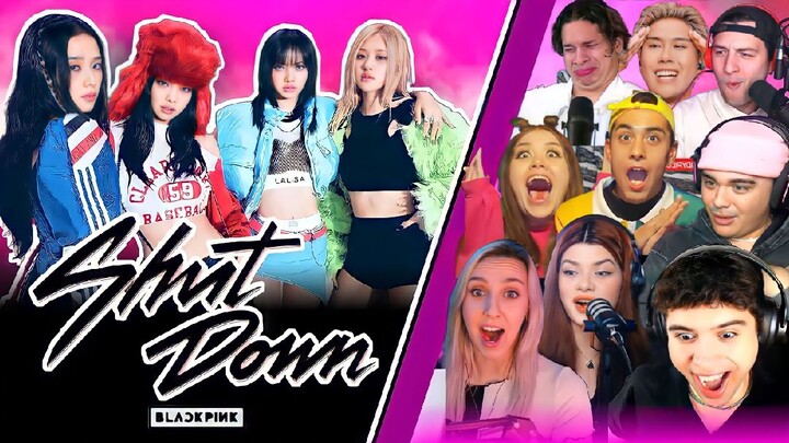 SHUT DOWN by Blackpink | Best and Funniest Reaction Compilation #reactionverse
