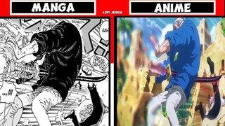 MANGA VS ANIME ONE PIECE EPISODE 1121