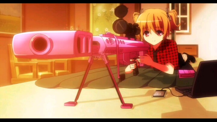 It's normal to destroy three armored vehicles with a pink toy as long as your height, right?