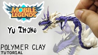 Yu Zhong - Mobile Legends: Bang Bang - Polymer Clay Tutorial 🐉🐉🐉