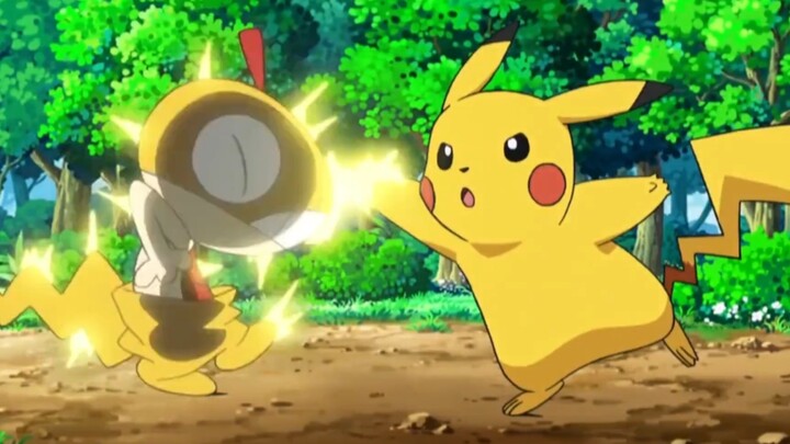 Pikachu classic water release scene kind baby Pikachu