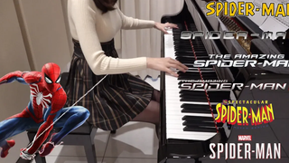 Spider-Man Themes เปียโนเมดเล่ย์ Spider-Man เปียโน