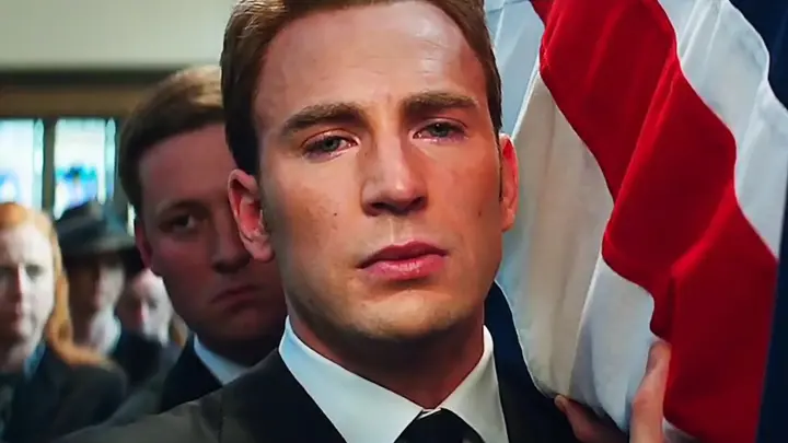 "I'm not going to leave my girl like this, you still owe me a dance!", Captain America and Peggy!