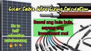 SOLAR PANEL WIRE SIZING CALCULATION / DC DOESN'T HAVE FREQUENCY AND IT RUNS IN A ONE DIRECTION