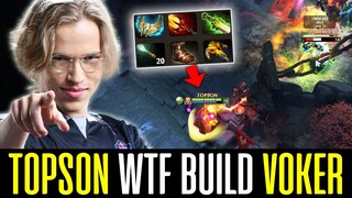 Topson WTF Aggressive Build on his INVOKER - TIPPED?