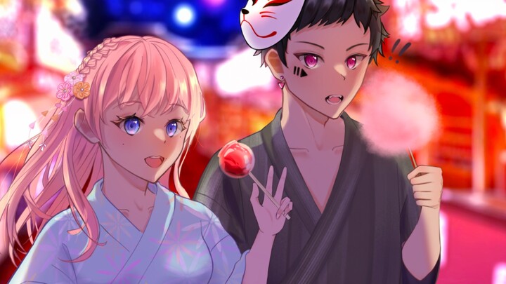 Mirin & Yuzuki】🏮Pertemuan Musim Panas DK&JK di Tokyo｜Tokyo Honeyworks】