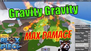 Uy Lực Khủng Khiếp Của Trái Ác Quỷ Gravity Khi Đạt 500 Mastery + 750 Điểm Stats