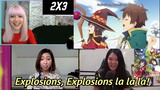 Explosions, Explosion la la la! | Konosuba - Reaction Mashup
