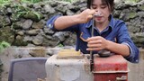 DIY-Homemade Diesel engine by a girl
